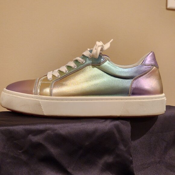 Excellent EU39 CHRISTIAN LOUBOUTIN Sneakers Vieirissima Iridescent - Picture 5 of 16